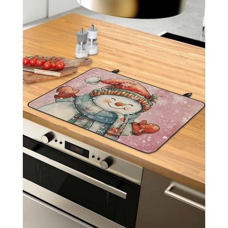 Pink Snowman Christmas Stove Top Covers for Electric Stove Heat Insulation Fireproof Glass Cooktop Cover Counter Top Glass Stove Cover for Prevent Scratches 31 x24 Farmhouse Xmas Snowflake
Pink Snowman Christmas Stove Top Covers for Electric Stove Heat Insulation Fireproof Glass Cooktop Cover Counter Top Glass Stove Cover for Prevent Scratches 31 x24 Farmhouse Xmas Snowflake