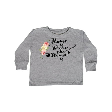 Inktastic Tennessee Home is Where The Heart is with Watercolor Floral Gift Toddler Toddler Girl Long Sleeve T-Shirt
Inktastic Tennessee Home is Where The Heart is with Watercolor Floral Gift Toddler Toddler Girl Long Sleeve T-Shirt