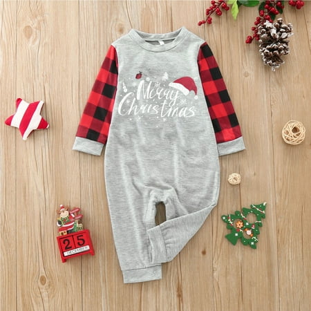 Christmas Pajamas For Family Baby Infant Boys Girls Romper Jumpsuit Letter Printed Long Sleeve Sleepwear Jumpsuit Home Wear Matching Christmas Pjs For Family
Christmas Pajamas For Family Baby Infant Boys Girls Romper Jumpsuit Letter Printed Long Sleeve Sleepwear Jumpsuit Home Wear Matching Christmas Pjs For Family
