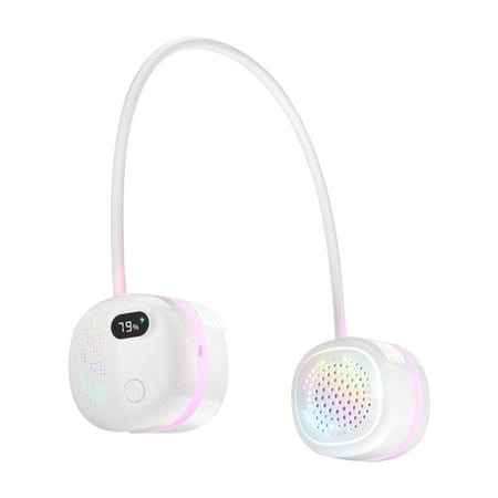 OAVQHLG3B Portable Neck Fans Bladeless Neck Fans Rechargeable 2000 MAh Battery Operated Wearable Personal Fan 360 Degree Free Rotation USB Hanging Neck Fans With 3 Speed
OAVQHLG3B Portable Neck Fans Bladeless Neck Fans Rechargeable 2000 MAh Battery Operated Wearable Personal Fan 360 Degree Free Rotation USB Hanging Neck Fans With 3 Speed