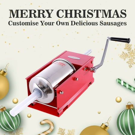 Hakka 7 Lbs(3 Liter) Sausage Stuffers 2 Speed Stainless Steel Horizontal Sausage Makers
Hakka 7 Lbs(3 Liter) Sausage Stuffers 2 Speed Stainless Steel Horizontal Sausage Makers