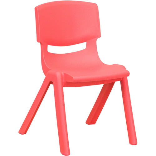 Flash Furniture 12'' Plastic Stackable School Chairs Multicolor x4 