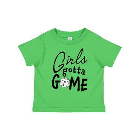 Inktastic Girls Gotta Game- twenty sider Gift Toddler Toddler Girl T-Shirt