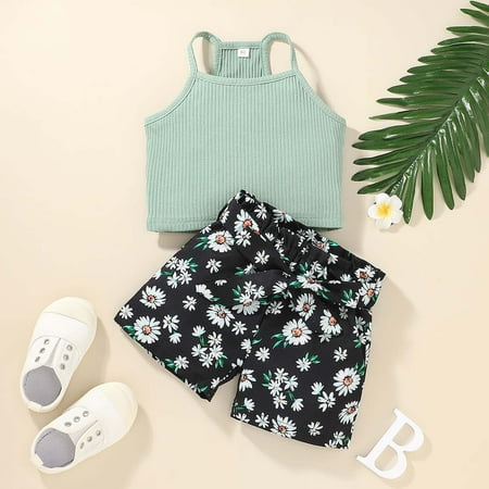 AURIGATE Toddler Kids Baby Girls Summer Fashion Sling Top Print Shorts Clothes Suit Clearance 
AURIGATE Toddler Kids Baby Girls Summer Fashion Sling Top Print Shorts Clothes Suit Clearance