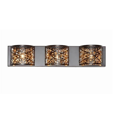 ET2 E21316-10BZ Inca 3 Light Bronze Bath Light Wall Light in Clear & White 4.25 in. Without Bulb - 24 in.
ET2 E21316-10BZ Inca 3 Light Bronze Bath Light Wall Light in Clear & White 4.25 in. Without Bulb - 24 in.