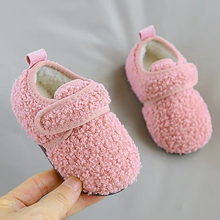 RUICUW Winter Solid Versatile Plush Children Home Shoes Baby Cotton Slippers Girl Indoor Non Plush Slippers
RUICUW Winter Solid Versatile Plush Children Home Shoes Baby Cotton Slippers Girl Indoor Non Plush Slippers