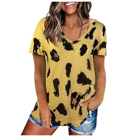 Fsqjgq Long Sleeve for Women Tops Jacket Women s Cotton Shirt Leopard Sleeve Casual Slim Women Shirt Top Short Women s Blouse Long Sleeve Sleep Shirt Women Polyester Yellow Xl
Fsqjgq Long Sleeve for Women Tops Jacket Women s Cotton Shirt Leopard Sleeve Casual Slim Women Shirt Top Short Women s Blouse Long Sleeve Sleep Shirt Women Polyester Yellow Xl