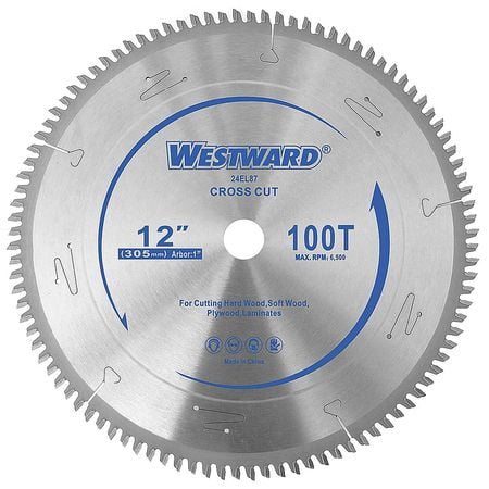 Westward 24EL87 Circular Saw Blade