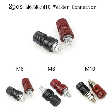 2PCS Winding Screw M6M8M10 Lithium Battery Welding Power Clip Terminal Connector