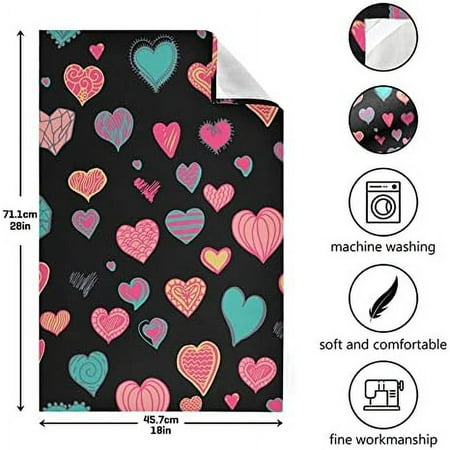 SKYSONIC 6 Pack Valentine s Day Love Heart Kitchen Towel 18 x28 Super Soft Absorbent Hand Towel Tea Towel Home Restaurant Tableware Cleaning Rag
SKYSONIC 6 Pack Valentine s Day Love Heart Kitchen Towel 18 x28 Super Soft Absorbent Hand Towel Tea Towel Home Restaurant Tableware Cleaning Rag