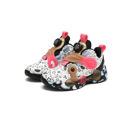 Kesitin Kids Running Shoe Sport Basketball Shoes Non-Slip Sneakers Children Trainers School Lightweight Durable White Pink 2Y
Kesitin Kids Running Shoe Sport Basketball Shoes Non-Slip Sneakers Children Trainers School Lightweight Durable White Pink 2Y