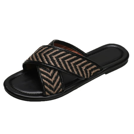 Youmylove Retro Women Slide Slippers Beach Slip On Weave Cloth Casual Open Toe Non-Slip Flat Breathable Slippers Shoes Sandals Comfort Cozy Leisure Daily Walking
Youmylove Retro Women Slide Slippers Beach Slip On Weave Cloth Casual Open Toe Non-Slip Flat Breathable Slippers Shoes Sandals Comfort Cozy Leisure Daily Walking