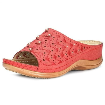 Karcher Orthopedic Toe Sandals Women Casual Hollow Out Sandals Solid Color Thick Bottom Slippers New
Karcher Orthopedic Toe Sandals Women Casual Hollow Out Sandals Solid Color Thick Bottom Slippers New