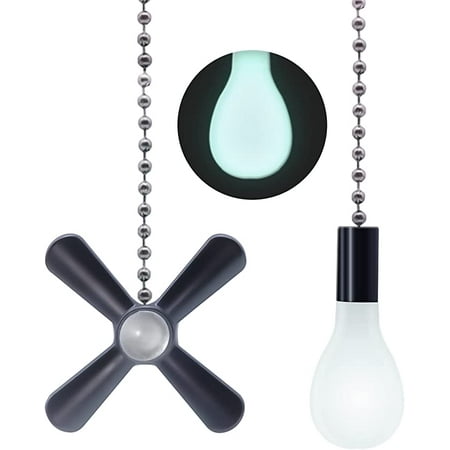 Ceiling Fan Pull Chain Extender 2pcs 3mm Diameter Beaded Fluorescent Ceiling Fan Pull Chain Ornaments with Connector Glow in The Dark (Black)
Ceiling Fan Pull Chain Extender 2pcs 3mm Diameter Beaded Fluorescent Ceiling Fan Pull Chain Ornaments with Connector Glow in The Dark (Black)