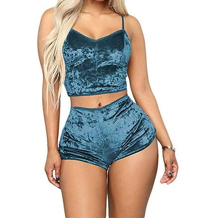Xingqing Women s Underwear Sexy Lingerie Pajamas Velvet Crop Tops Bralette&Panty Set
Xingqing Women s Underwear Sexy Lingerie Pajamas Velvet Crop Tops Bralette&Panty Set