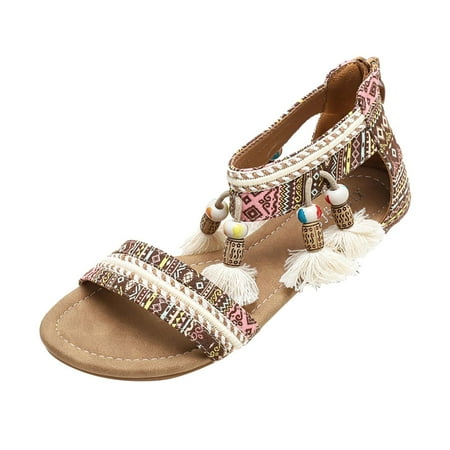 QISIWOLE Sandals Women Summer Slip-On Flowers Flat Beach Open Toe Breathable Sandals Soft Footbed Sandals Deals
QISIWOLE Sandals Women Summer Slip-On Flowers Flat Beach Open Toe Breathable Sandals Soft Footbed Sandals Deals