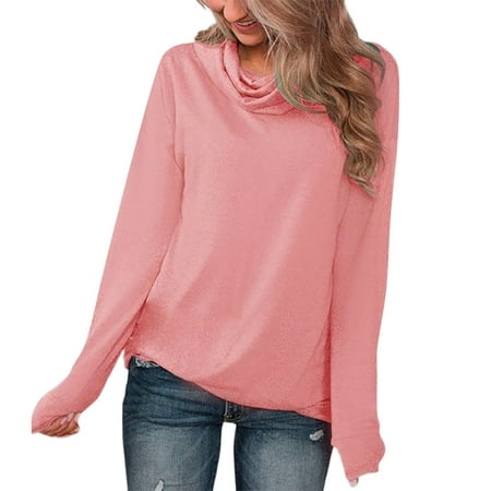 Womens Casual Long Sleeve Sweatshirt Turtleneck Top Cute Pullover Relaxed Fit Tops T Shirt Women Pack Sport T Shirts Women Long Sleeve T Shirt Women under Scrubs Womens T Shirts for Summer Oversized
Womens Casual Long Sleeve Sweatshirt Turtleneck Top Cute Pullover Relaxed Fit Tops T Shirt Women Pack Sport T Shirts Women Long Sleeve T Shirt Women under Scrubs Womens T Shirts for Summer Oversized
