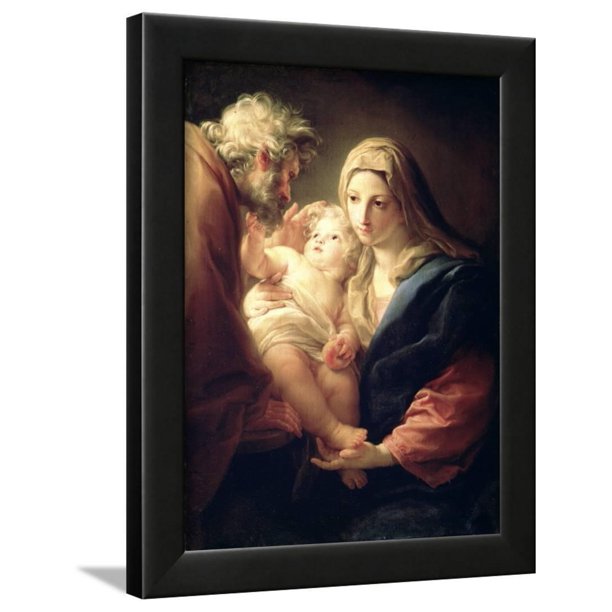 The Holy Family, 1740S Framed Print Wall Art By Pompeo Batoni
