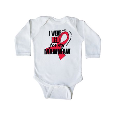 Inktastic Sickle Cell Awareness I Wear Red For My Mawmaw Gift Baby Boy or Baby Girl Long Sleeve Bodysuit
Inktastic Sickle Cell Awareness I Wear Red For My Mawmaw Gift Baby Boy or Baby Girl Long Sleeve Bodysuit