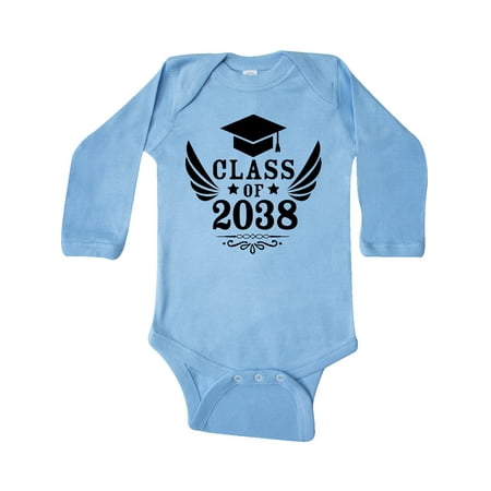 Inktastic Class of 2038 with Graduation Cap and Wings Gift Baby Boy or Baby Girl Long Sleeve Bodysuit
Inktastic Class of 2038 with Graduation Cap and Wings Gift Baby Boy or Baby Girl Long Sleeve Bodysuit