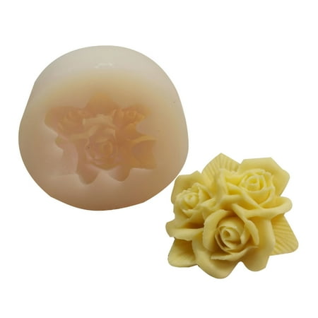 QUSENLON 3D Three Rose Silicone Mold Cake Baking Mold for Making Fondant Chocolate
QUSENLON 3D Three Rose Silicone Mold Cake Baking Mold for Making Fondant Chocolate