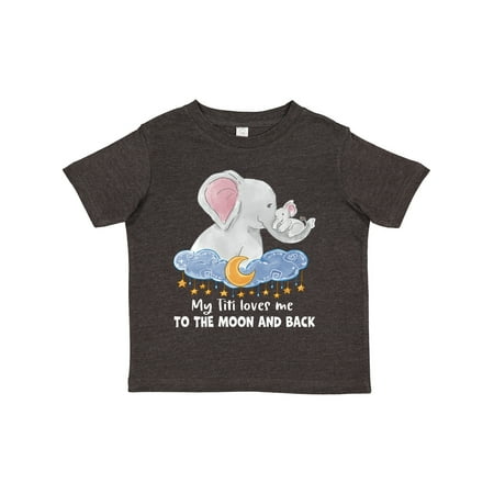 Inktastic My Titi Loves Me to the Moon and Back Elephant Family Gift Toddler Boy or Toddler Girl T-Shirt
Inktastic My Titi Loves Me to the Moon and Back Elephant Family Gift Toddler Boy or Toddler Girl T-Shirt