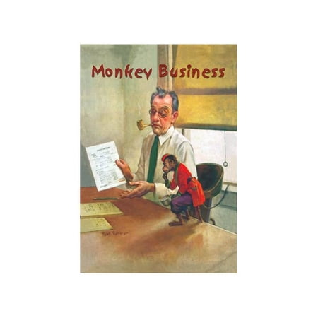 Monkey Business Print (Unframed Paper Print 20x30)