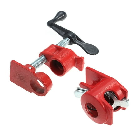 HOMEMAXS 1/2 Wood Gluing Pipe Clamp Set Heavy Duty Woodworking Cast Iron for Woodworking Water Pipe Jointed Board (Red)
HOMEMAXS 1/2 Wood Gluing Pipe Clamp Set Heavy Duty Woodworking Cast Iron for Woodworking Water Pipe Jointed Board (Red)