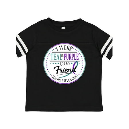 Inktastic Suicide Prevention- I Wear Teal and Purple for My Friend Gift Toddler Boy or Toddler Girl T-Shirt
Inktastic Suicide Prevention- I Wear Teal and Purple for My Friend Gift Toddler Boy or Toddler Girl T-Shirt
