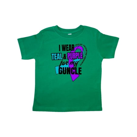 Inktastic Suicide Prevention I Wear Teal and Purple for My Guncle Gift Toddler Boy or Toddler Girl T-Shirt
Inktastic Suicide Prevention I Wear Teal and Purple for My Guncle Gift Toddler Boy or Toddler Girl T-Shirt