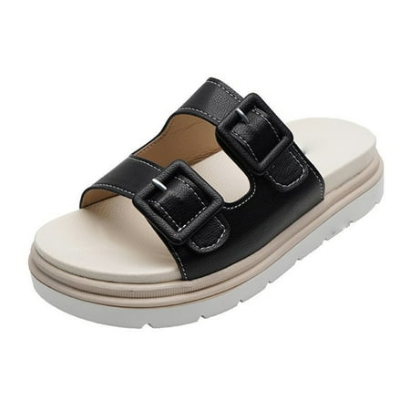 Women Flat Sandals PU Footbed Casual Wedges Slip on Slides Slippers Shoes Thick for Girls Women Flat Thick Casual Women Flat Sandals PU Footbed Casual Wedges Slip on Slides Slippers Shoes Black 37
Women Flat Sandals PU Footbed Casual Wedges Slip on Slides Slippers Shoes Thick for Girls Women Flat Thick Casual Women Flat Sandals PU Footbed Casual Wedges Slip on Slides Slippers Shoes Black 37