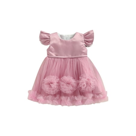 Bagilaanoe Toddler Baby Girl Princess Dress 0-5 Years Flower Girl Dress Fly Sleeve 3D Flower Mesh Yarn A-line Party Wedding Dress
Bagilaanoe Toddler Baby Girl Princess Dress 0-5 Years Flower Girl Dress Fly Sleeve 3D Flower Mesh Yarn A-line Party Wedding Dress