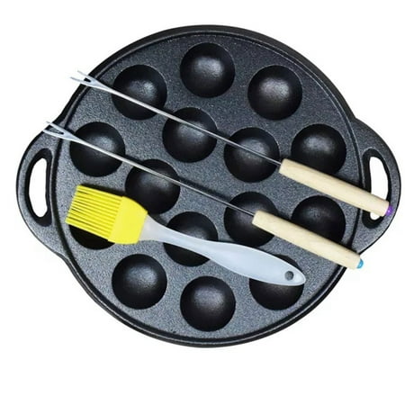 Meatball Pot Home 15 Holes Kitchen No Coating Cast Iron Frying Pan Thickened
Meatball Pot Home 15 Holes Kitchen No Coating Cast Iron Frying Pan Thickened