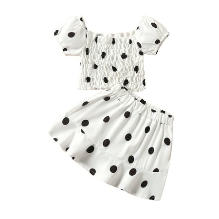 Musuos Baby Girls Polka Dot Print Ruffles Sleeve Ruched Crop Tops A-Line Skirt Outfits
Musuos Baby Girls Polka Dot Print Ruffles Sleeve Ruched Crop Tops A-Line Skirt Outfits