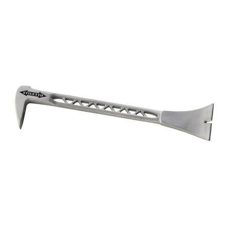 Stiletto-TRIMBAR5 8.5 in. Titanium Trim Bar Finish and Trim Puller