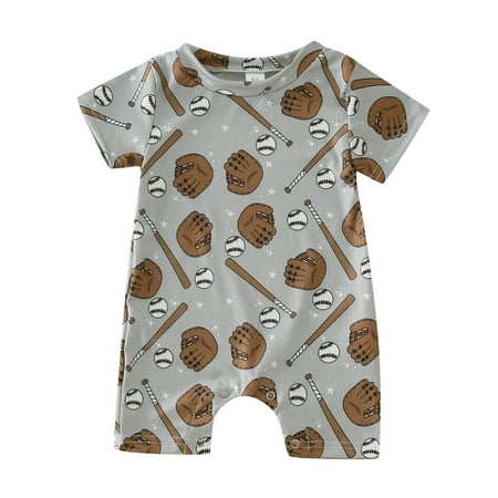 GDEGE Children Casual Fashion Romper Jumpsuit Boys Girls Short Sleeve Cartoon Baseball Prints Pullover Romper Sweatshirt Jumpsuit Baby Soft Warm Comfortable Romper Jumpsuit
GDEGE Children Casual Fashion Romper Jumpsuit Boys Girls Short Sleeve Cartoon Baseball Prints Pullover Romper Sweatshirt Jumpsuit Baby Soft Warm Comfortable Romper Jumpsuit