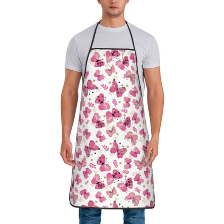 Uemuo Girl Butterfly Printed Bib Apron Adjustable Water and Oil Resistant Cooking Kitchen Chef Apron for Women Men
Uemuo Girl Butterfly Printed Bib Apron Adjustable Water and Oil Resistant Cooking Kitchen Chef Apron for Women Men