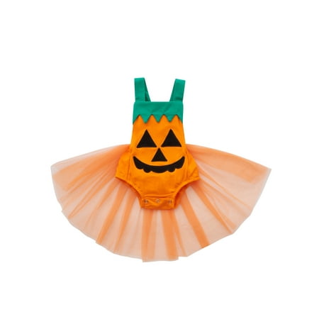 IZhansean Newborn Baby Girl Pumpkin Outfits Backless Sleeveless Romper Jumpsuit Bodysuit Lace Tutu Dress Halloween Clothes Orange 9-12 Months
IZhansean Newborn Baby Girl Pumpkin Outfits Backless Sleeveless Romper Jumpsuit Bodysuit Lace Tutu Dress Halloween Clothes Orange 9-12 Months
