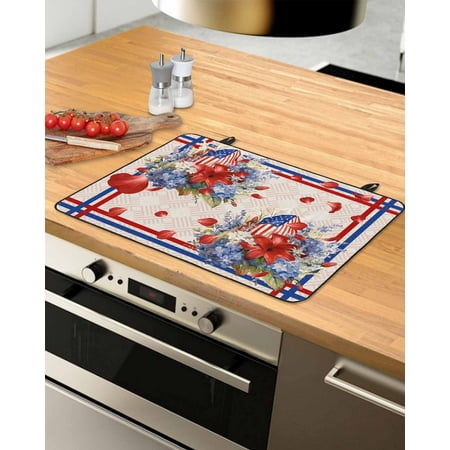 4th of July Stove Top Covers for Electric Stove Heat Insulation Fireproof Glass Cooktop Cover Counter Top Glass Stove Cover 31 x24 Red Blue Floral Striped Independence Day Rustic
4th of July Stove Top Covers for Electric Stove Heat Insulation Fireproof Glass Cooktop Cover Counter Top Glass Stove Cover 31 x24 Red Blue Floral Striped Independence Day Rustic