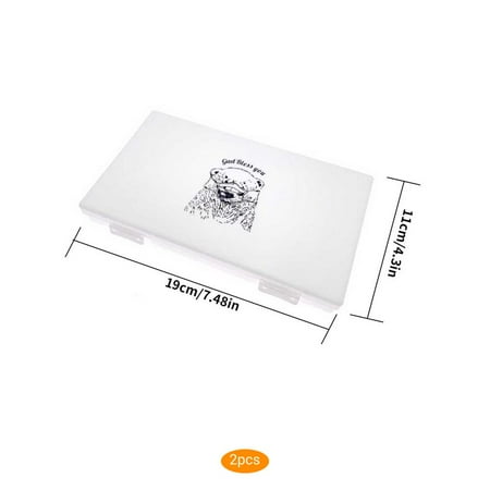 2pcs Disposable Face Mask Holder Organizer Case Mask Face Cover Storage Portable PP Case Type 12 19x11x2.4cm
2pcs Disposable Face Mask Holder Organizer Case Mask Face Cover Storage Portable PP Case Type 12 19x11x2.4cm