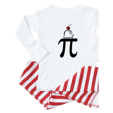 CafePress - Pi A La Mode - Toddler Long Sleeve Pajama set