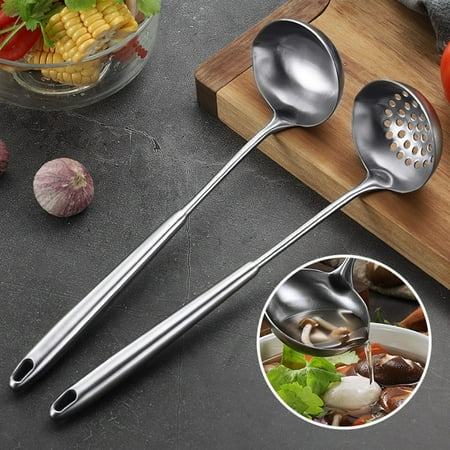 GROFRY Soup Ladle Anti-scald Handle Heat-Resistant 304 Stainless Steel Labor-saving Serving Soup Spoon Baking Tool
GROFRY Soup Ladle Anti-scald Handle Heat-Resistant 304 Stainless Steel Labor-saving Serving Soup Spoon Baking Tool
