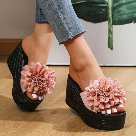 Wedges Sandals Women Slippers Summer Beach Platform Shoes Flower Slippers Women High Heel Slippers Women Fashion
Wedges Sandals Women Slippers Summer Beach Platform Shoes Flower Slippers Women High Heel Slippers Women Fashion