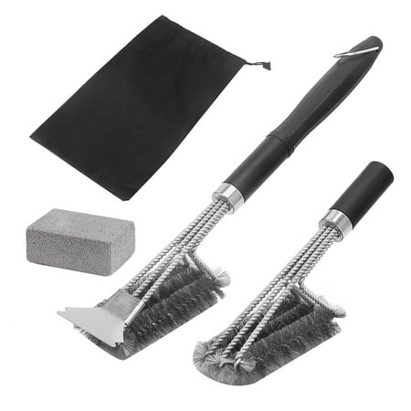 WELPET Grill Brush and Scraper Bristle Free +Heavy Duty Grill Mat -Grip Handle for Effortless Grill Cleaning Grill Accessories
WELPET Grill Brush and Scraper Bristle Free +Heavy Duty Grill Mat -Grip Handle for Effortless Grill Cleaning Grill Accessories
