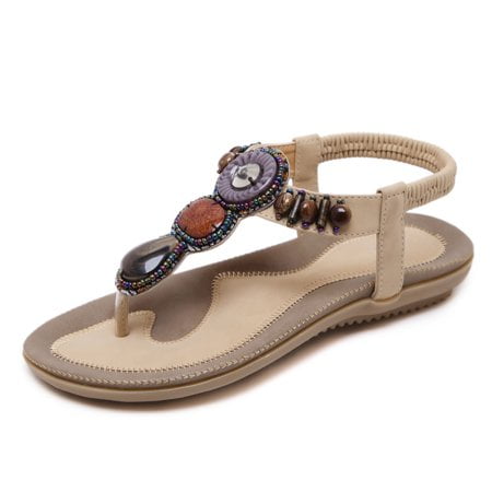 DAFENGEA Women Flat Sandals Summer Casual Boho Casual Flat Ankle T-Strap Thong Elastic Comfortable Flip Flops Beach Shoes
DAFENGEA Women Flat Sandals Summer Casual Boho Casual Flat Ankle T-Strap Thong Elastic Comfortable Flip Flops Beach Shoes