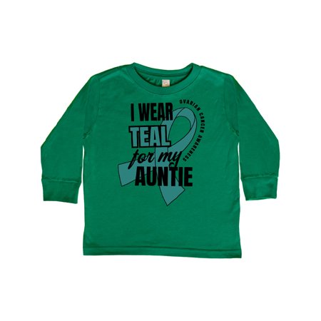 Inktastic I Wear Teal For My Auntie Ovarian Cancer Awareness Gift Toddler Boy or Toddler Girl Long Sleeve T-Shirt
Inktastic I Wear Teal For My Auntie Ovarian Cancer Awareness Gift Toddler Boy or Toddler Girl Long Sleeve T-Shirt
