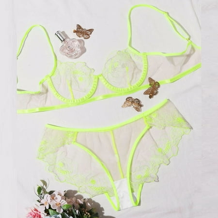 Women Sexy Hollow Out Lace Bra and Panty Set Bralette Lingerie 2 Piece Babydoll Bodysuit
Women Sexy Hollow Out Lace Bra and Panty Set Bralette Lingerie 2 Piece Babydoll Bodysuit