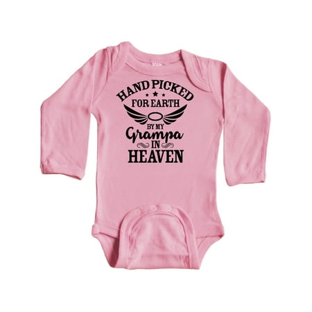 Inktastic Handpicked for Earth By My Grampa in Heaven with Angel Wings Gift Baby Boy or Baby Girl Long Sleeve Bodysuit
Inktastic Handpicked for Earth By My Grampa in Heaven with Angel Wings Gift Baby Boy or Baby Girl Long Sleeve Bodysuit