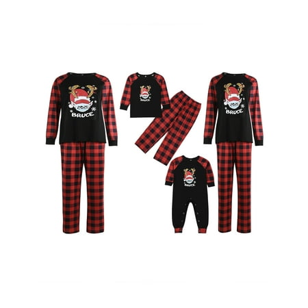 XIAXAIXU Christmas Family Matching Pajamas Red Plaid Holiday Pjs Sets Long Sleeve Sleepwear Red Baby 6-9 Months
XIAXAIXU Christmas Family Matching Pajamas Red Plaid Holiday Pjs Sets Long Sleeve Sleepwear Red Baby 6-9 Months