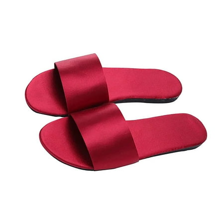 Women Silks and Satins Slippers Creative Skidproof Imitated Silk Fabrics Wedding Sandals Size 36 (Red)
Women Silks and Satins Slippers Creative Skidproof Imitated Silk Fabrics Wedding Sandals Size 36 (Red)